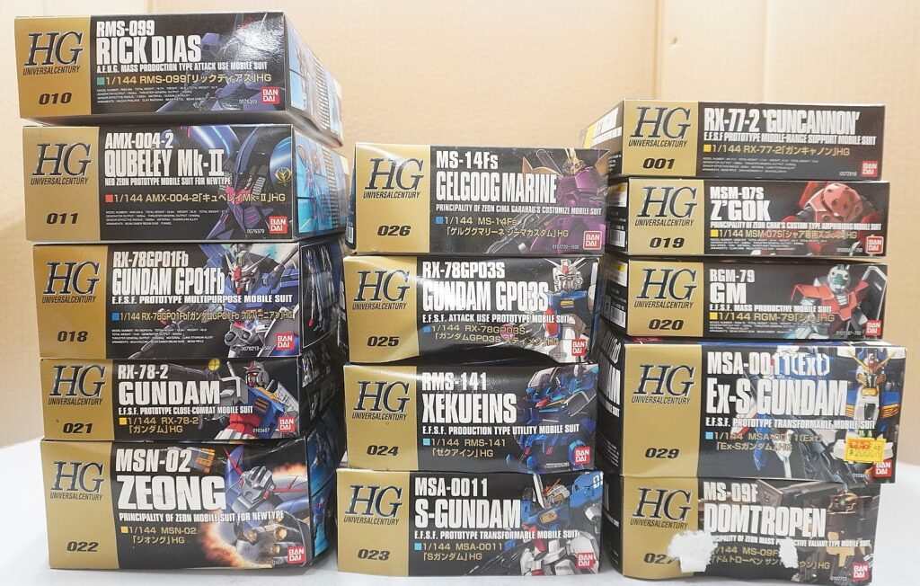 ガンプラHGシリーズ